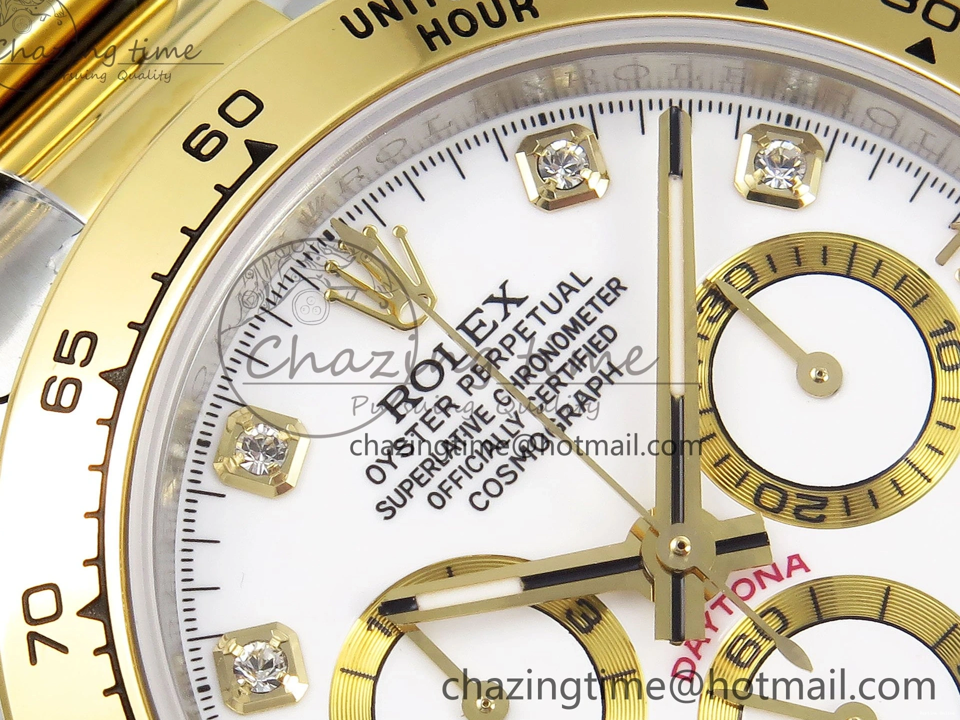 0204 Daytona 116523 SS YG VRF 1:1 Best Edition White Diamonds Dial on SS YG Bracelet A Premium 1644